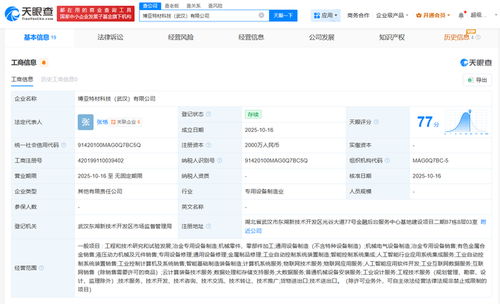 博亞精工等在武漢成立科技新公司，注冊資本2000萬布局計算機系統(tǒng)集成服務(wù)